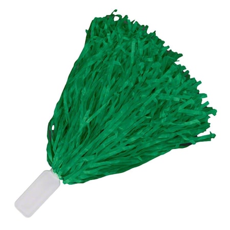 Endless Games Non Light Up Short Handle Cheer Pom Poms, Green EN3331999